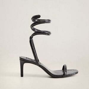 Mango Ankle Wrap Sandals